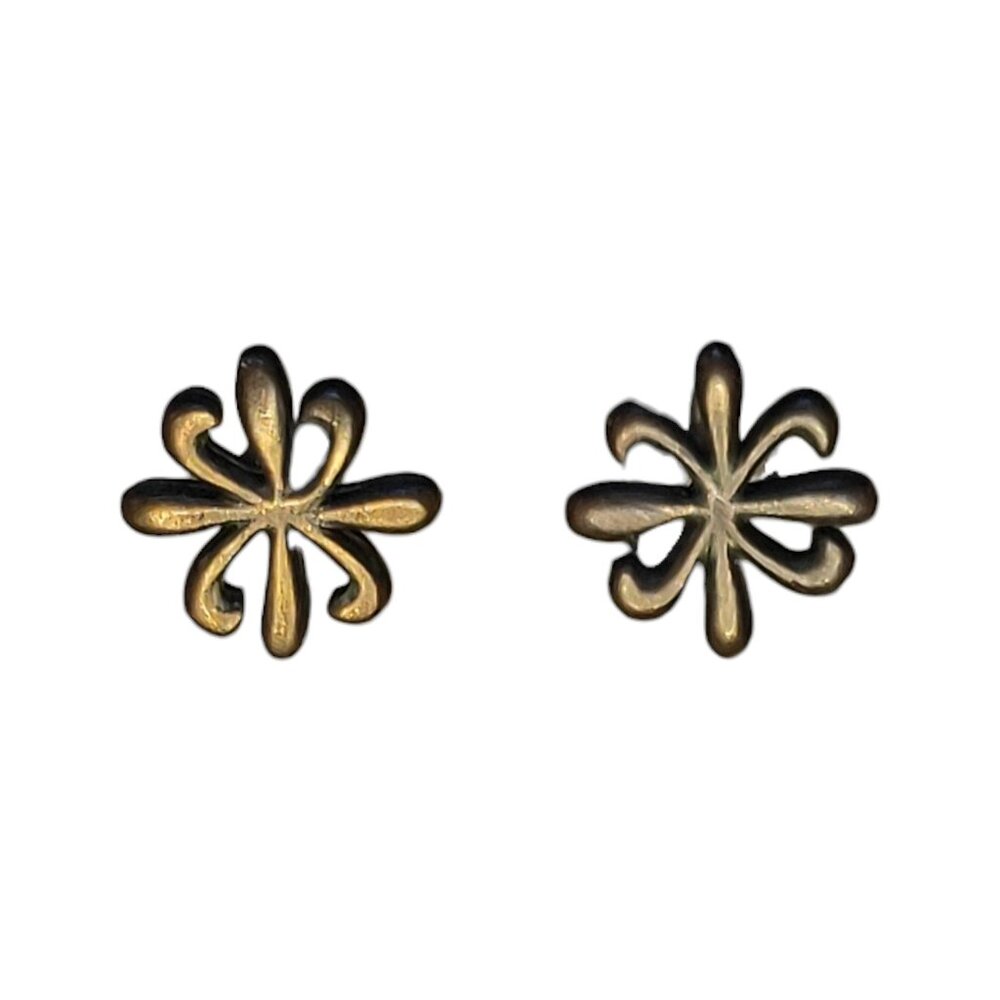 Metal Stud Earring Asterisks